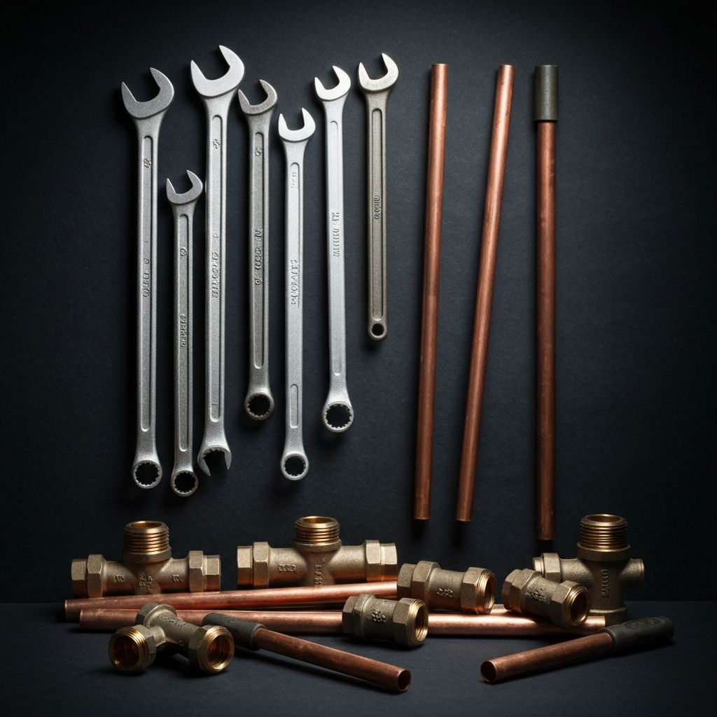 Professional plumbing and heating tools